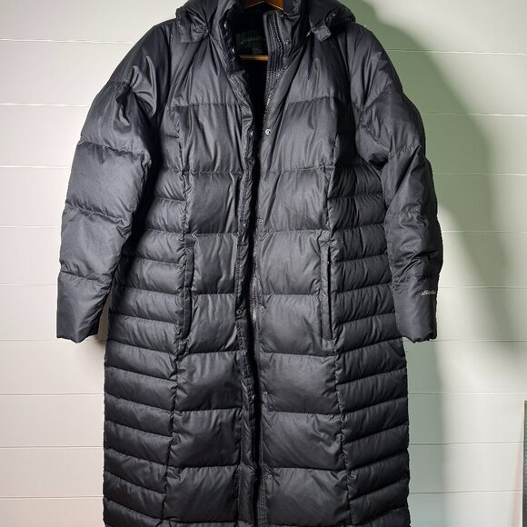 Eddie Bauer Jackets & Blazers - Eddie Bauer Women’s Lodge Down Duffle Coat 2X Black